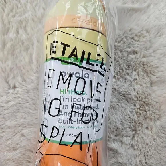 Owala 24 oz Stainless Steel FreeSip Water Bottle Color Drop - Creamsicle - Picture 2 of 6